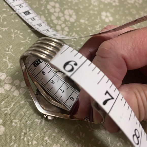 Native American Navajo Dry Creek Turquoise Cuff - Picture 7 of 11